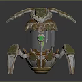 Robot Spider Robot Mecha Spider Science Fiction Spider Mechanical Spider Battery Spider Tower Defense 3d model