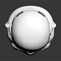 White Stormtrooper Helmet With Detailed Gray Accents And Black Visor Design