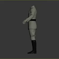 Gray Daily Wear Uniform With Belt Long Sleeves And Boots Design