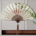 Fan wall decoration pendant 3d model