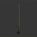 Five Different Household Cleaning Brooms With Wooden Handles And Straw Heads