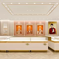 Laomiao Jewelry Store Elegant Interior With Luxury Display Counters And Lighting Design