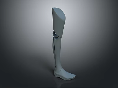 Modern Lightweight Comfortable Prosthetic Leg With Ergonomic Design For Daily Use 3d model