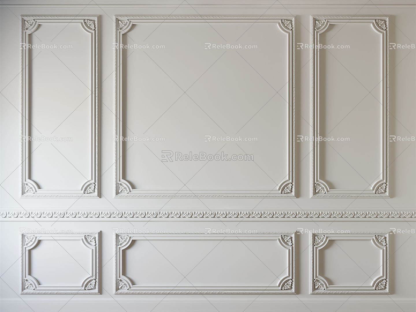 Gypsum lines 3d model