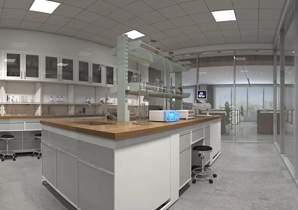 Medical Laboratory Indoor 3d model