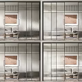 Sleek Modern Sliding Doors With Metal Frame Glass Panels In Home Interior Design