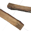 Natural Rustic Wooden Slices With Organic Texture And Rough Bark Edges