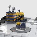 LEGO toy building blocks factory 3d model