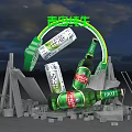 Tsingtao Beer Photo Check In Spot With Pure Draft Bottles And 1903