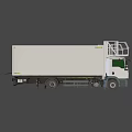 Efficient White Refrigerated Truck Featuring Hydraulic Lift Platform For Cargo Handling
