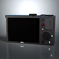 Black Nikon Tablet Computer With Large Screen And Functional Control Buttons 3d model