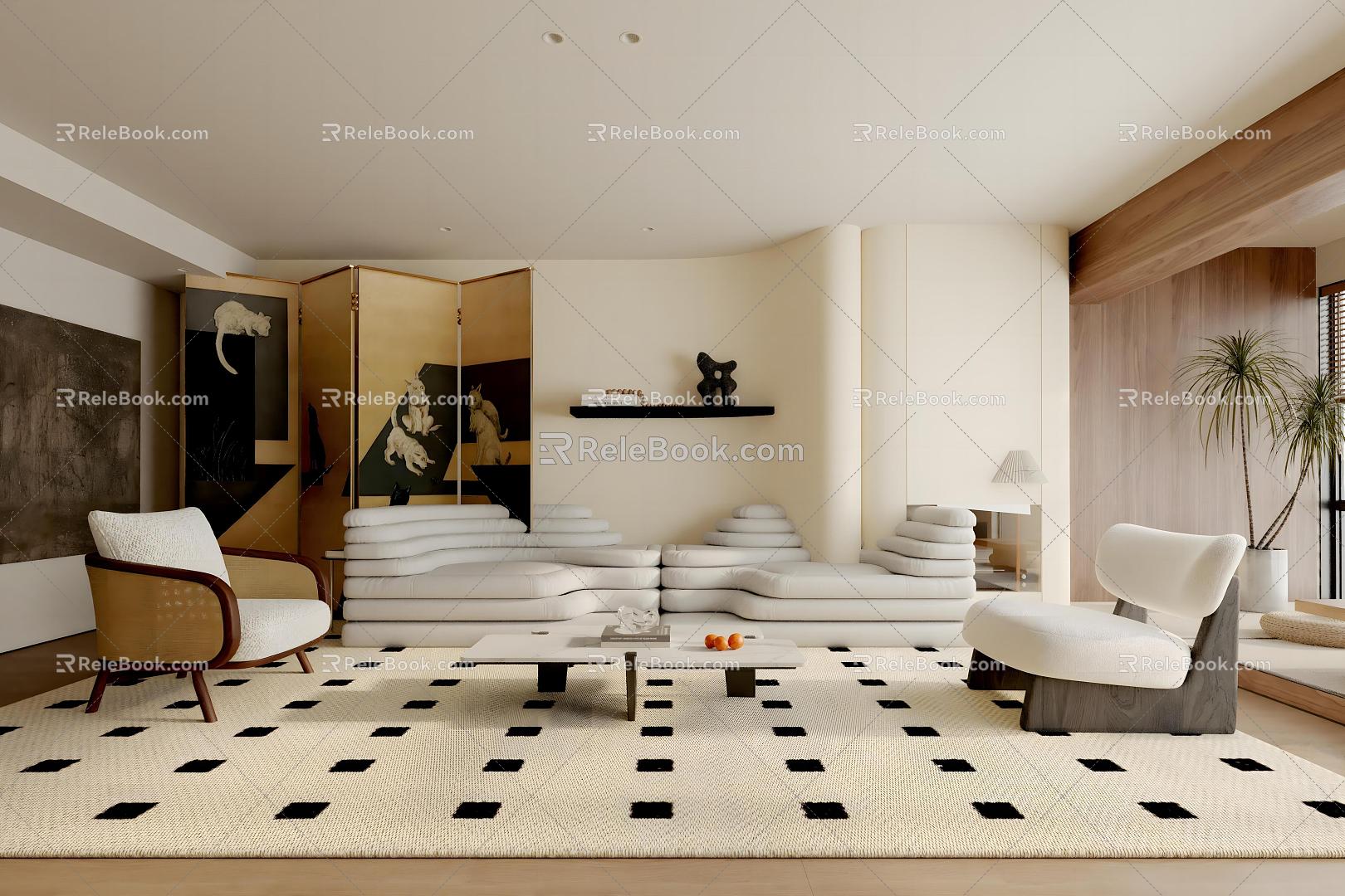 Living room 3d model