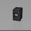 Sony Professional Electronic Device With LCD Screen Interface Ports And Control Knobs