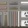 Modern Air Conditioners and Fans Wall Mounted Standing Tower Table Types Various Colors