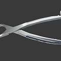 Medical Instrument Stainless Steel Surgical Forceps With Blue Accents And Ergonomic Grip For Medical Procedures