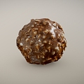 Chocolate Ball Ferrero Chocolate Ball Hazelnut Chocolate Chocolate Dessert 3d model