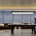 Modern Billiard Room Interior With Pool Table Sofa Green Plant And Wine Rack