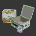 Vault-Tec Collectible Open And Closed Boxes With Decorative Label Design