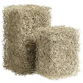 Natural Stacked Hay Bales Ideal For Farm Animal Feed And Landscaping