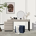 Modern Dressing Table Dressing Table Cabinet Table Storage Cabinet 3d model