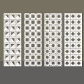 Modern Room Dividers With Various Geometric Hollow Patterns And Minimalist Design