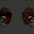 Stylish Leather Boots Featuring Red And Silver Diamond Pattern Design For Daily Use