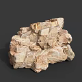 Natural Stacked Stone with Rustic Texture and Earthy Tones for Home Decor Projects