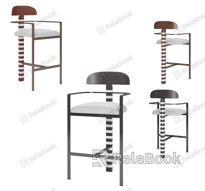 Modern Bar Chair Bar Stool model