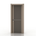 Modern solid wood door interior door door 3d model