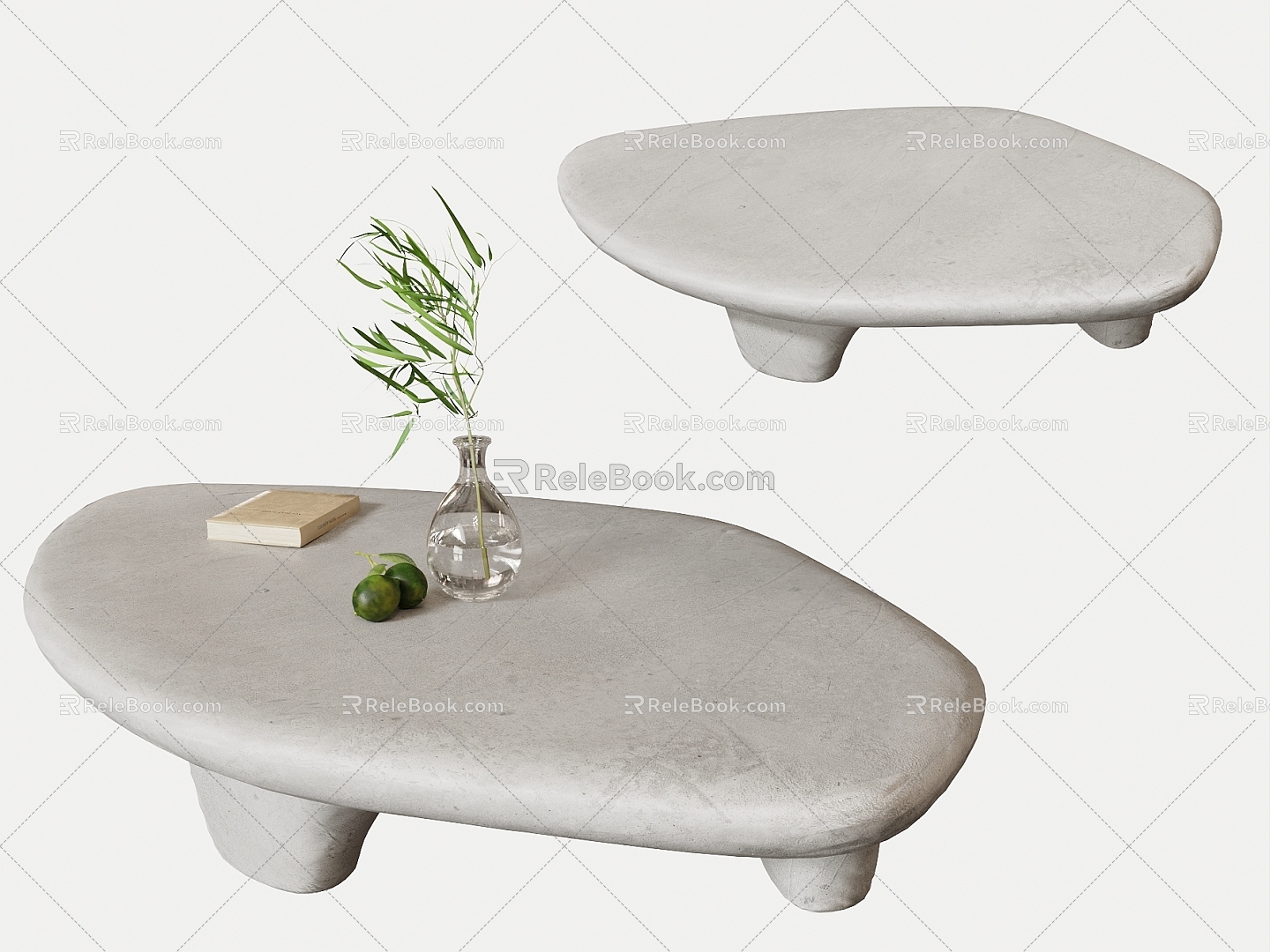 Silent Wind Tea Table 3d model