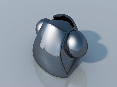 Modern Metal Swing Door Hardware With Sleek Design And Durable Construction 3d model