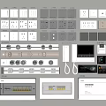 Switch Smart Panel Socket Visual Panel 3d model