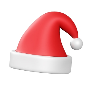 Christmas Hat Cartoon Christmas Hat 3d model