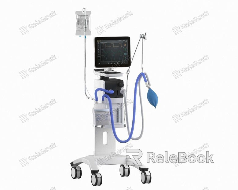 Hospital Ventilator Hospital Medical Equipment Equipment Ventilator Ventilator Medical Display Screen model