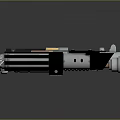 Detailed Lightsaber Hilt Models With Metallic Finish And Various Designs