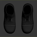 Black High Top Lace Up Boots For Daily Wear And Comfortable Use