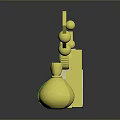 Shiny Golden Household Icons Including Storage Bags Coins Figures And Rising Arrow Design