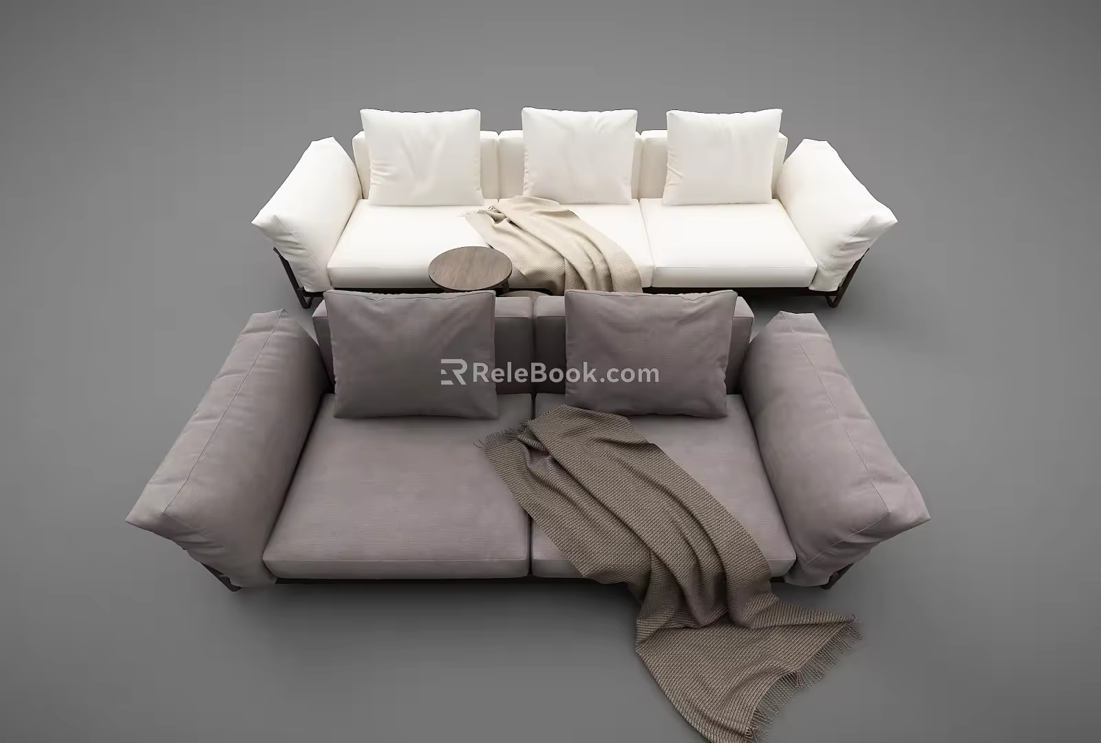Modern Combination Sofa Sofa 3d model
