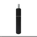 Sleek White Electric Toothbrush With Black Button For Daily Personal Care Routine