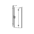 Modern Shower Sauna Design With Curved Glass Enclosure And Metal Frame