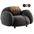 Modern Single Sofa Leisure Chair Leisure Sofa Chair Armchair Chair Single Chair 3d model