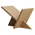 Nordic Simple Bookshelf Simple Bookshelf 3d model