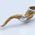 Handmade Musical Instruments and Artistic Painting Supplies Including Brushes and Paints