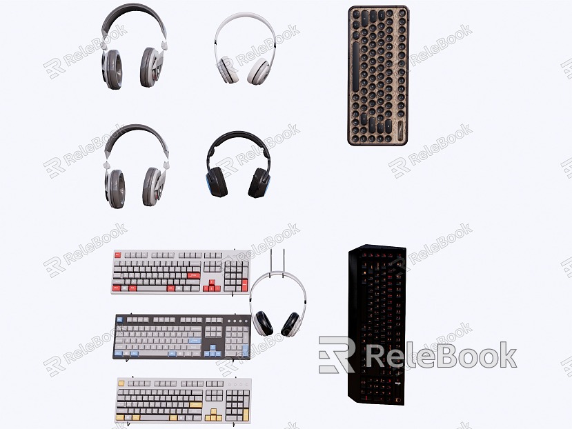 Computer mechanical keyboard wireless headset model