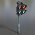 Traffic Light Low Number of Faces Traffic Light Traffic Light Traffic Light Low Mode Simple Mode Game Video Level Super Realistic 3d model