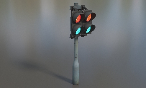 Traffic Light Low Number of Faces Traffic Light Traffic Light Traffic Light Low Mode Simple Mode Game Video Level Super Realistic 3d model