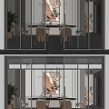 Modern Interior Design With Glass Sliding Doors For Living And Dining Area