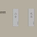 Designer Modern Wall Lamps With Chinese Calligraphy Characters For Home Interior