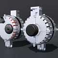 Car starter car motor generator 3d model