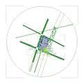 Modern School Building With Multi story Structures Front Lawn Trees And Kids Play Elements